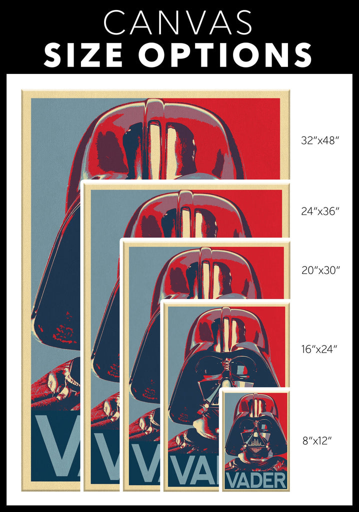 Darth Vader Pop Art Illustration - Star Wars Home Decor in Poster Print or Canvas Art