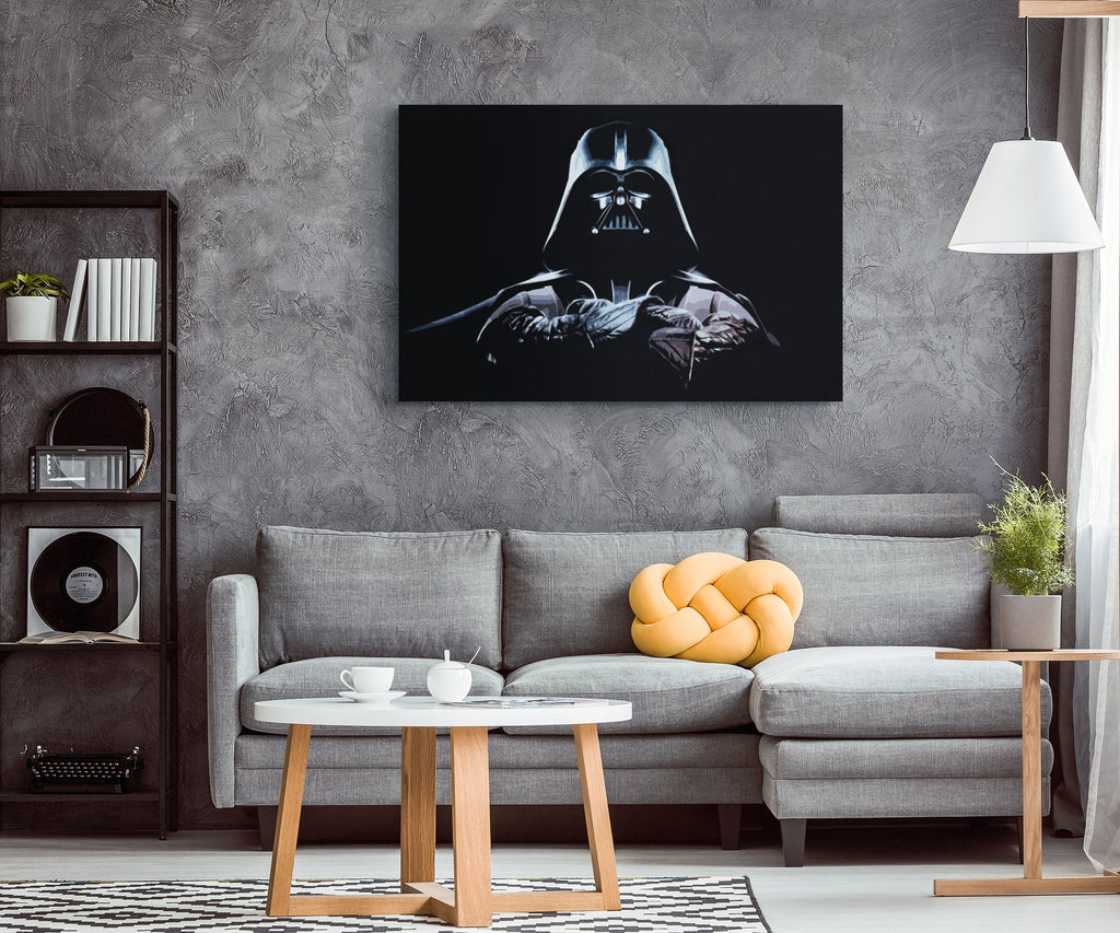 Darth Vader Pop Art Illustration - Star Wars Home Decor in Poster Print or Canvas Art