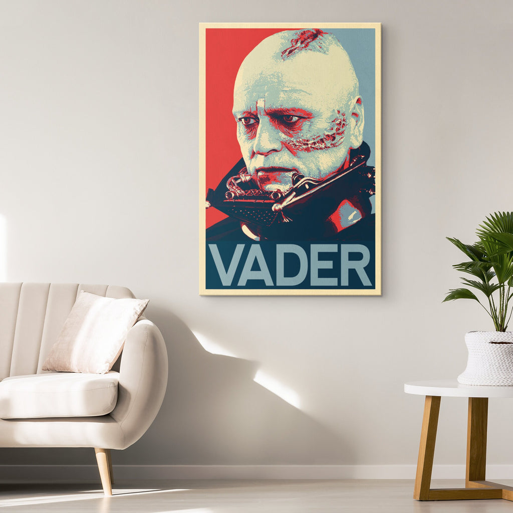 Darth Vader Pop Art Illustration - Star Wars Home Decor in Poster Print or Canvas Art