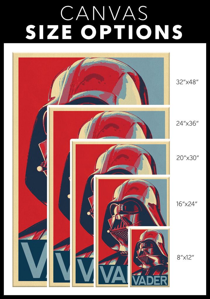 Darth Vader Pop Art Illustration - Star Wars Home Decor in Poster Print or Canvas Art