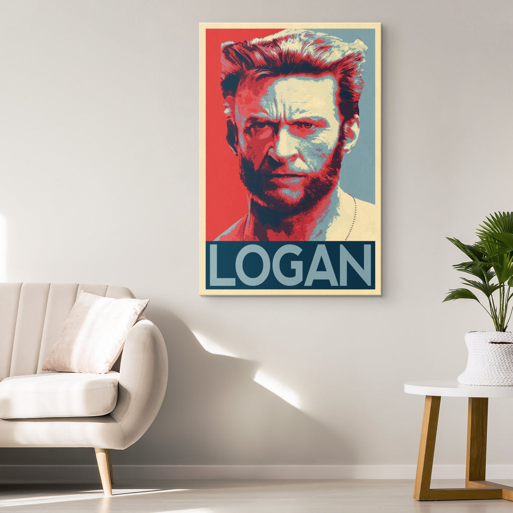 Wolverine X-Men Pop Art Illustration - Marvel Superhero Home Decor in Poster Print or Canvas Art