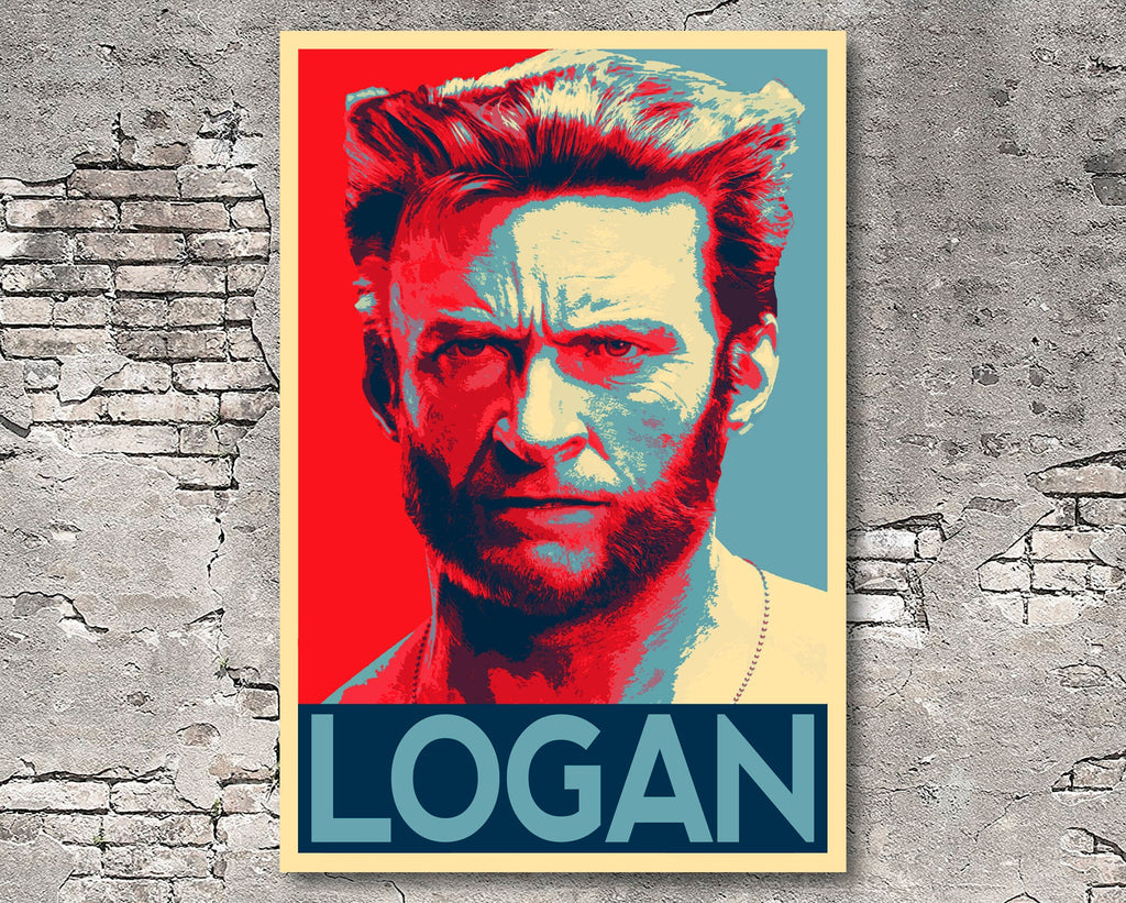 Wolverine X-Men Pop Art Illustration - Marvel Superhero Home Decor in Poster Print or Canvas Art