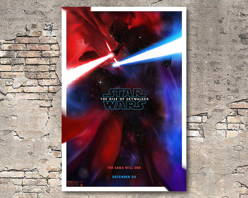 Star Wars: The Rise of Skywalker Poster Reprint - Science Fiction Home Decor in Poster Print or Canvas Art