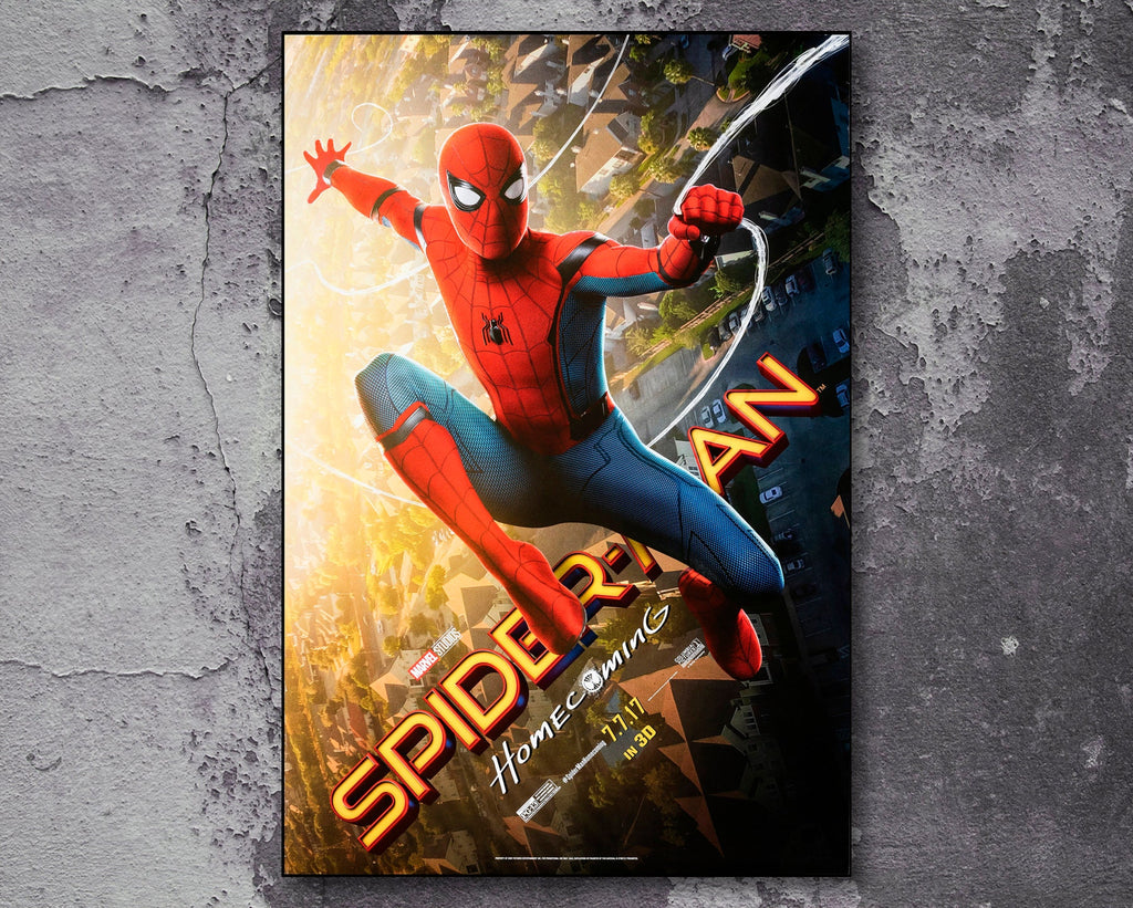 Spider-man Homecoming 2017 Poster Reprint - Marvel Avengers Superhero Home Decor in Poster Print or Canvas Art