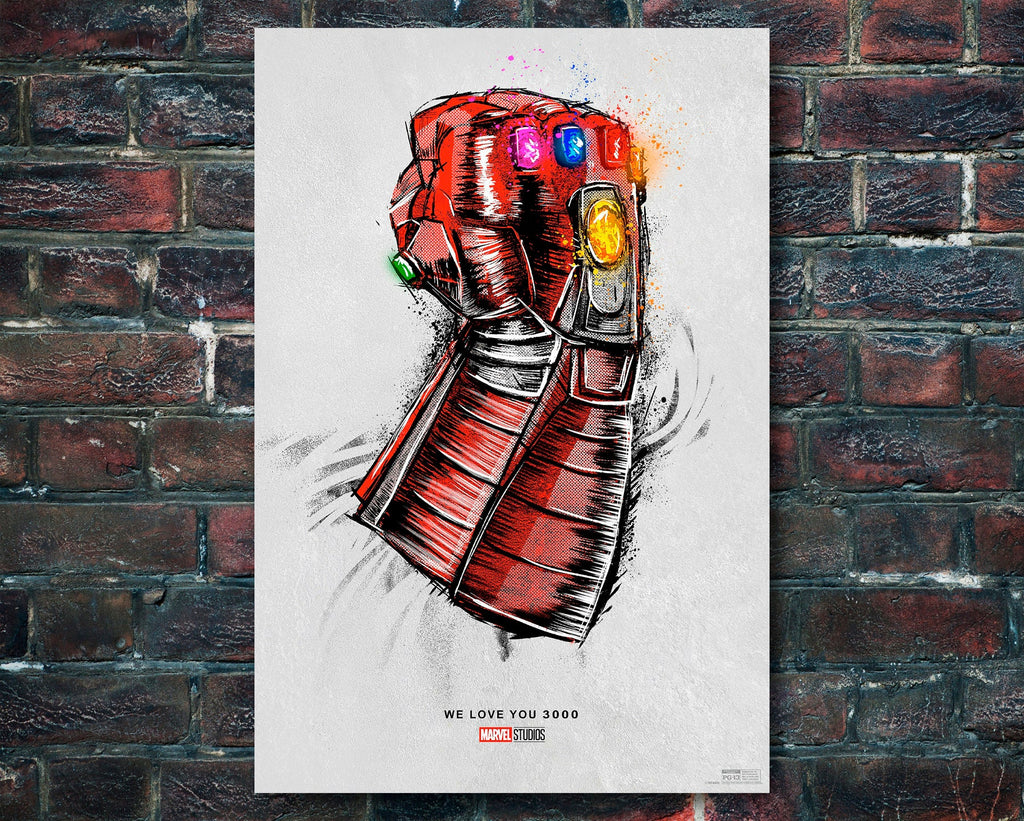 Avengers: Endgame 2019 Poster Reprint - Marvel Superhero Home Decor in Poster Print or Canvas Art