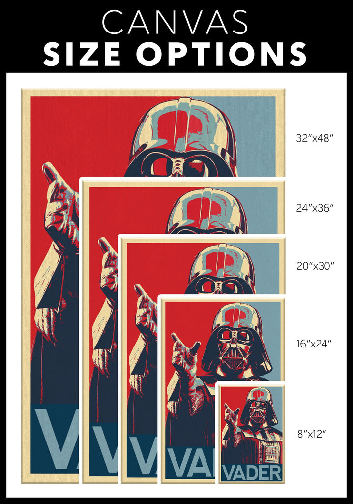 Darth Vader Pop Art Illustration - Star Wars Home Decor in Poster Print or Canvas Art