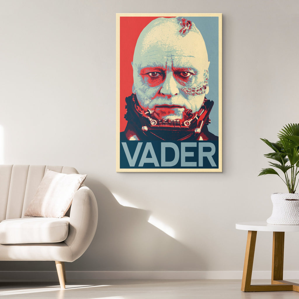 Darth Vader Pop Art Illustration - Star Wars Home Decor in Poster Print or Canvas Art