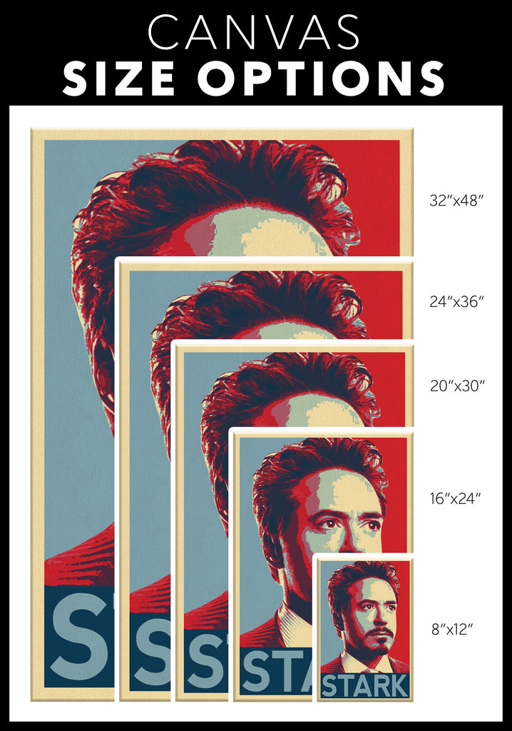 Tony Stark Pop Art Illustration - Marvel Superhero Home Decor in Poster Print or Canvas Art