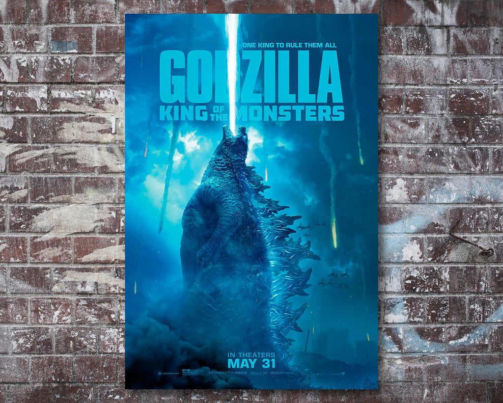 godzilla king of the monsters 2019 poster Godzilla King of the Monsters 2019 Poster Reprint