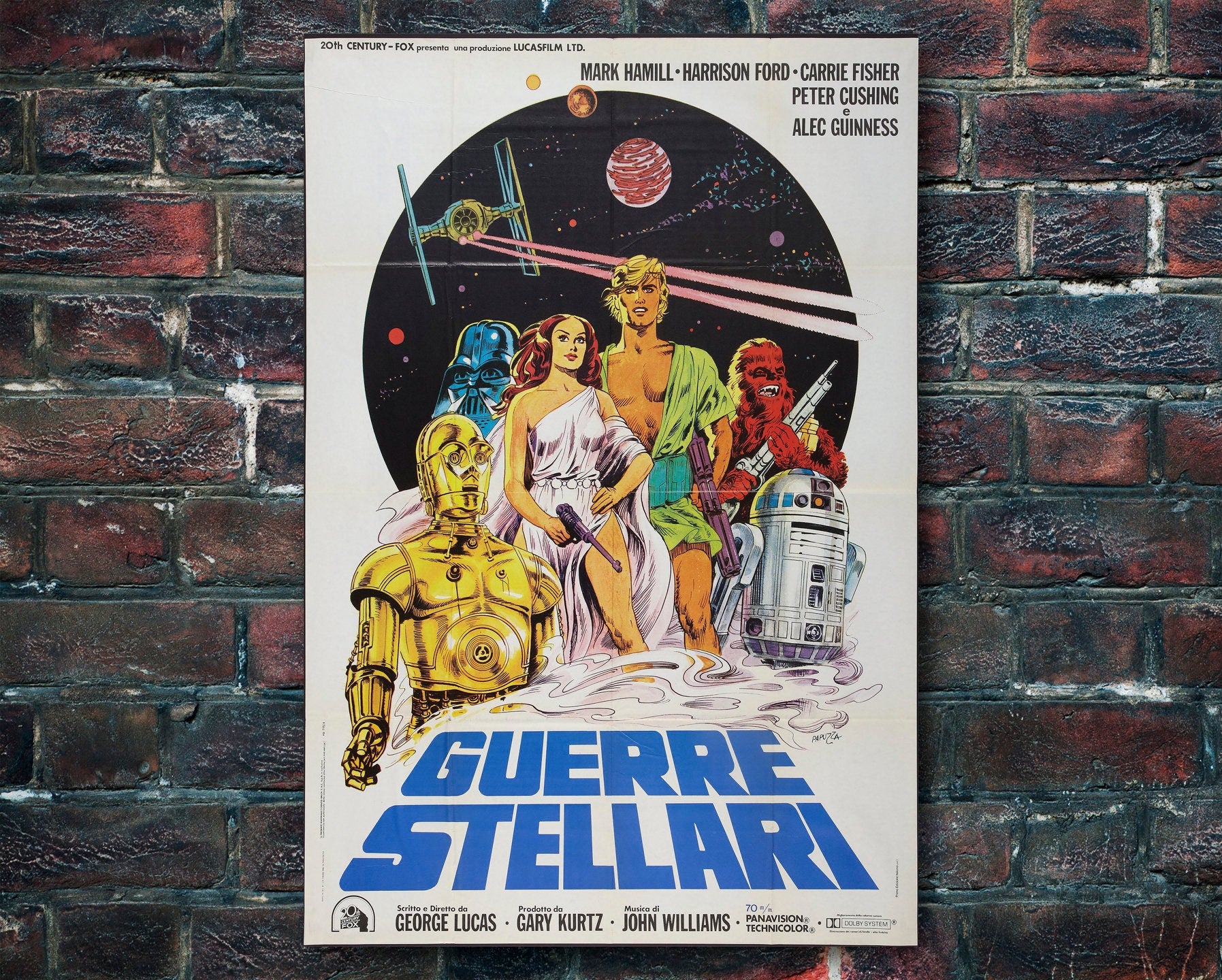 Poster Pop Art Star Wars Parody – Impression Sur Toile – Décoration Murale Moderne Jaune