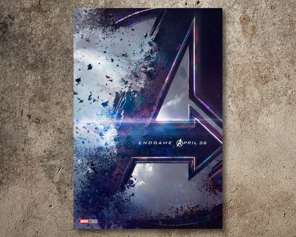 Avengers: Endgame 2019 Poster Reprint - Marvel Superhero Home Decor in Poster Print or Canvas Art