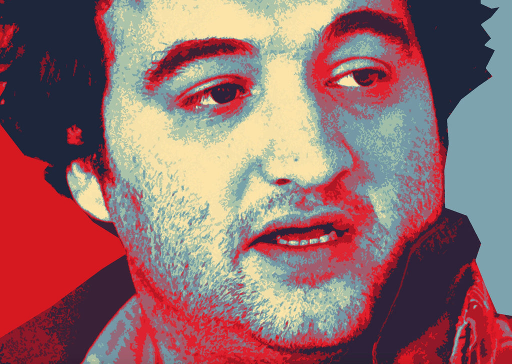 John Belushi Pop Art Illustration - SNL Comedy Icon Home Decor in Poster Print or Canvas Art