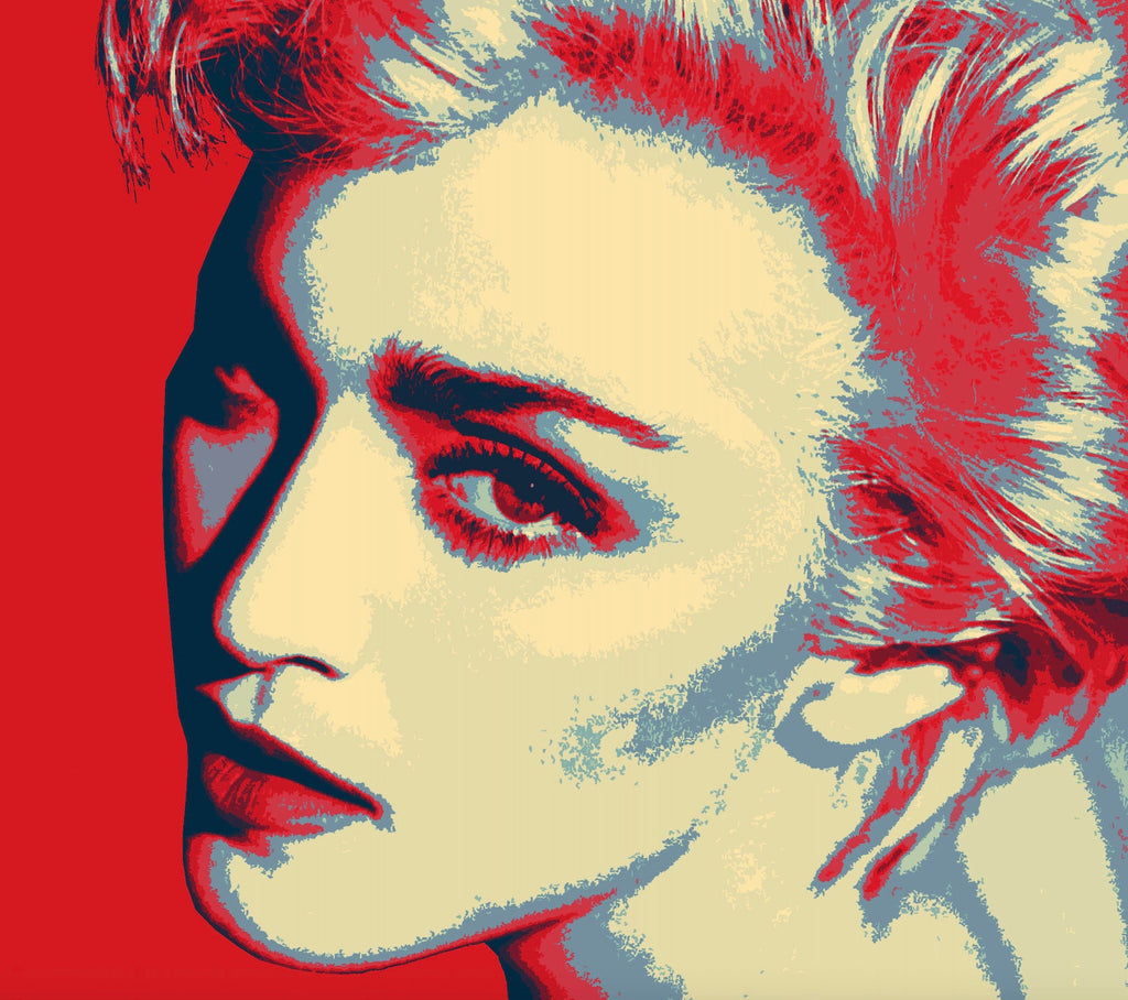 Madonna Pop Art Illustration - 80's Pop Music Home Decor in Poster Print or Canvas Art