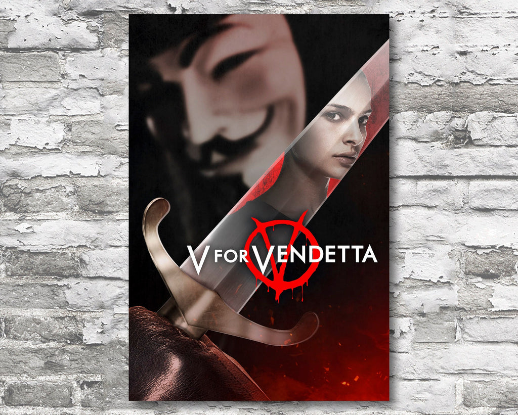 V for Vendetta 2005 Poster Reprint - Revolution Superhero Comic Book Home Decor in Poster Print or Canvas Art