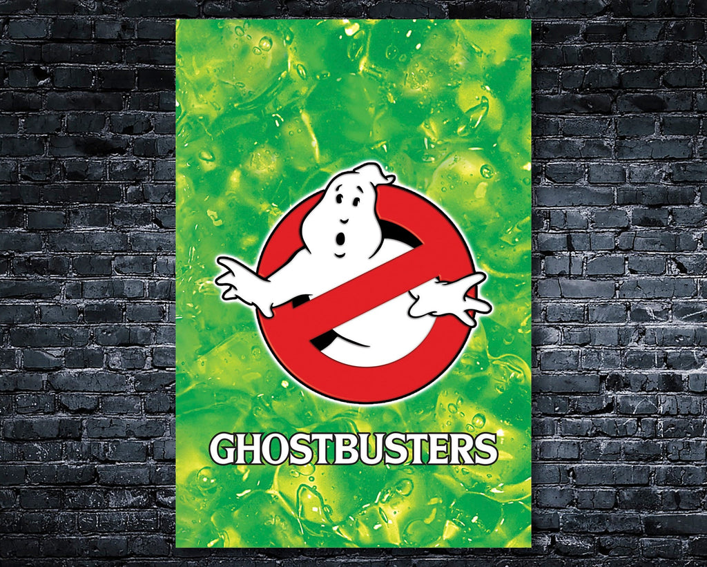 Ghostbusters 1984 Movie Poster Reprint - Science Fiction Comedy Home Decor in Poster Print or Canvas Art