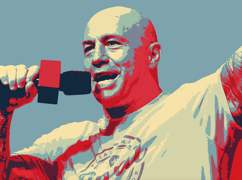 Joe Rogan Pop Art Illustration - Celebrity Podcast Home Decor in Poster Print or Canvas Art