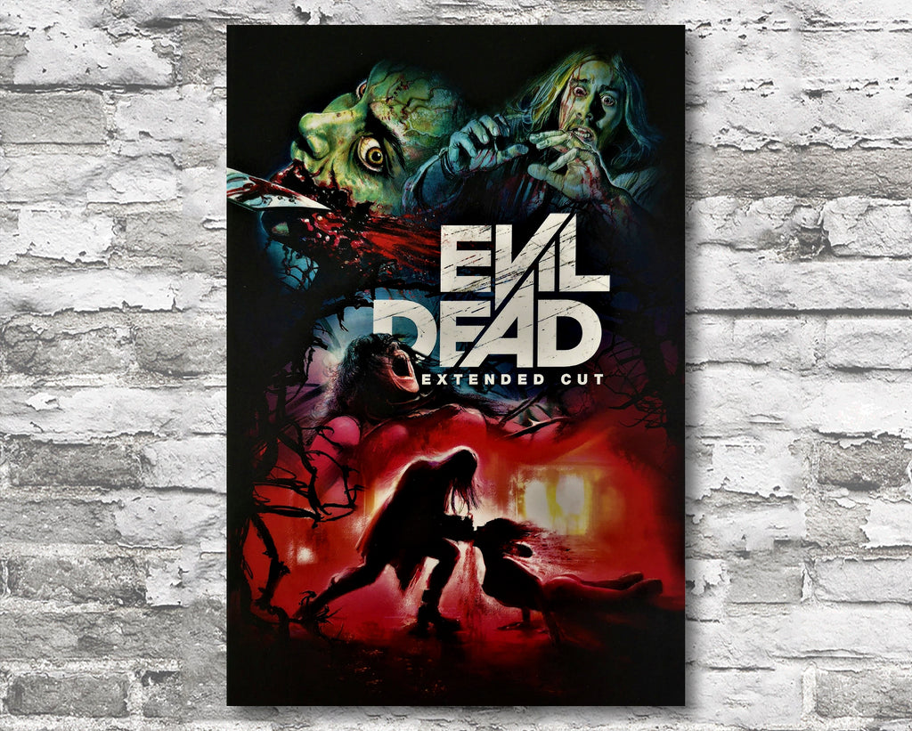 Evil Dead 2013 Vintage Poster Reprint - Horror Home Decor in Poster Print or Canvas Art