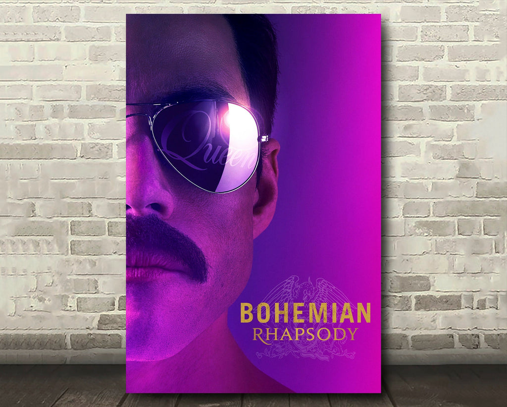 Bohemian Rhapsody 2018 Poster Reprint - Rock and Roll Musical Home Decor in Poster Print or Canvas Art