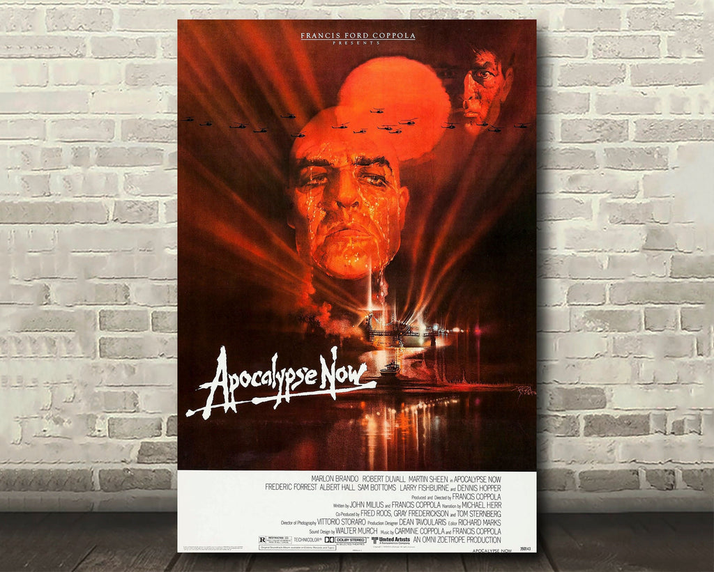 Apocalypse Now 1979 Vintage Poster Reprint - Classic Hollywood War Movie Home Decor in Poster Print or Canvas Art