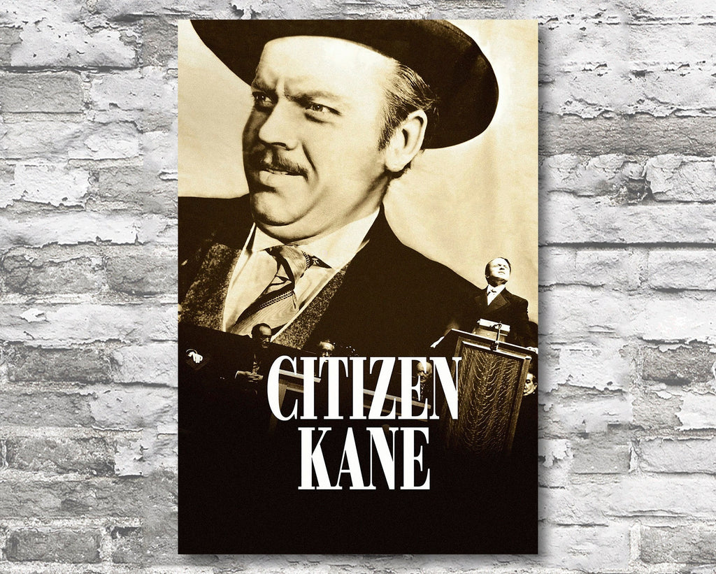 Citizen Kane 1941 Vintage Poster Reprint - Classic Hollywood Movie Home Decor in Poster Print or Canvas Art