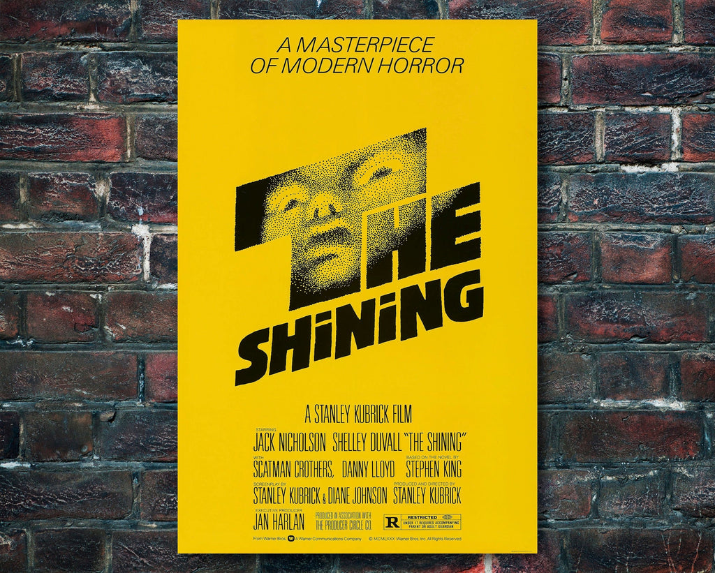 The Shining 1980 Vintage Poster Reprint - Horror Movie Home Decor in Poster Print or Canvas Art