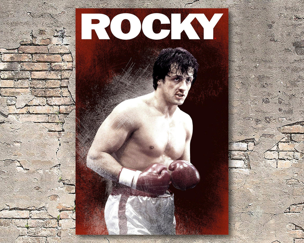 Rocky Vintage Poster Reprint - Retro Classic Hollywood Home Decor in Poster Print or Canvas Art