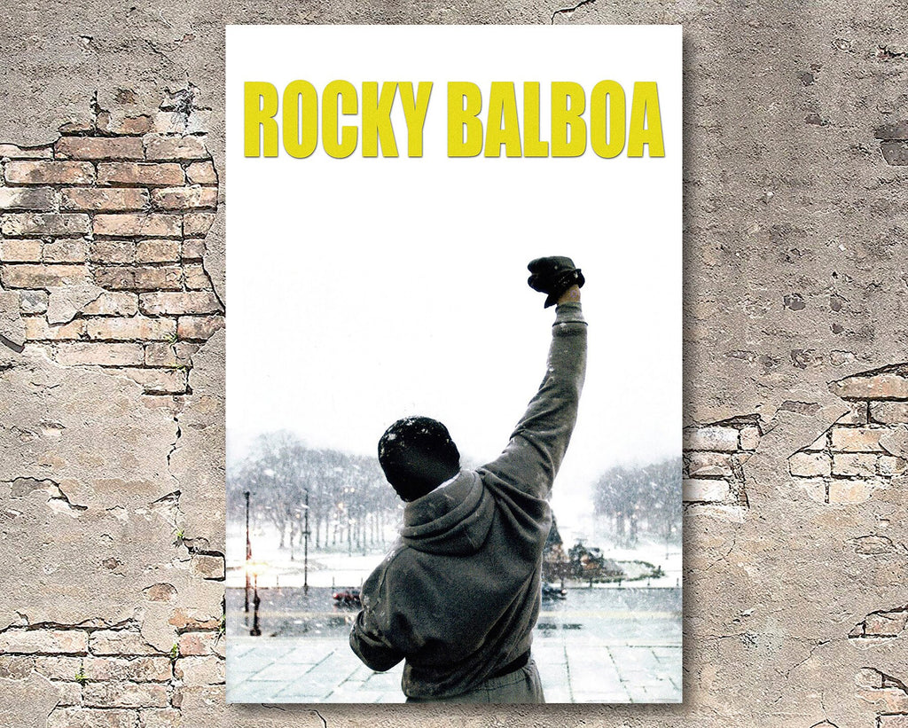 Rocky Balboa 2006 Vintage Poster Reprint - Retro Classic Hollywood Home Decor in Poster Print or Canvas Art