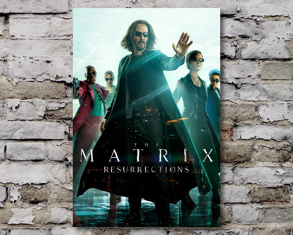 The Matrix: Resurrections 2021 Poster Reprint - Sci-Fi Home Decor in Poster Print or Canvas Art