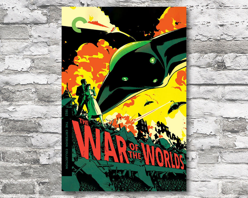 The War of the Worlds 1953 Vintage Poster Reprint - Science Fiction Home Decor in Poster Print or Canvas Art