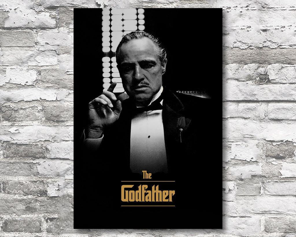 The Godfather 1972 Vintage Poster Reprint - Classic Mafia Movie Home Decor in Poster Print or Canvas Art