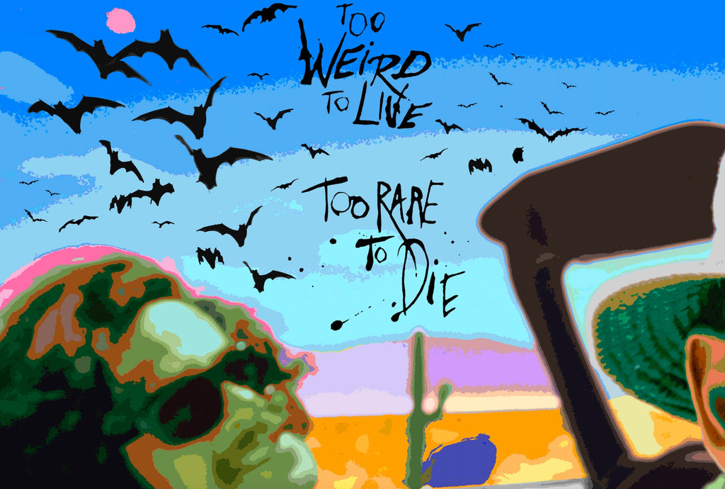 Fear and Loathing in Las Vegas Pop Art Illustration - Psychedelic Cult Film Home Decor in Poster Print or Canvas Art