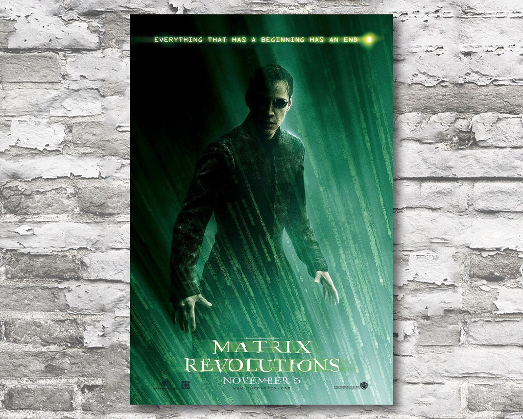 The Matrix Revolutions 2003 Poster Reprint - Sci-Fi Home Decor in Poster Print or Canvas Art