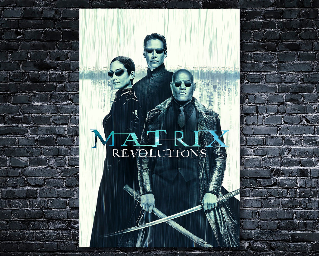 The Matrix Revolutions 2003 Poster Reprint - Sci-Fi Home Decor in Poster Print or Canvas Art