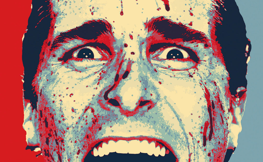 Patrick Bateman Pop Art Illustration - American Psycho Horror Home Decor in Poster Print or Canvas Art