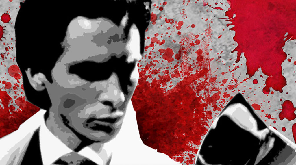 Patrick Bateman Pop Art Illustration - American Psycho Horror Home Decor in Poster Print or Canvas Art