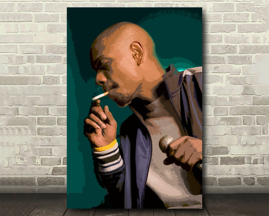 Dave Chappelle Pop Art Illustration - Comedy Icon Home Decor in Poster Print or Canvas Art