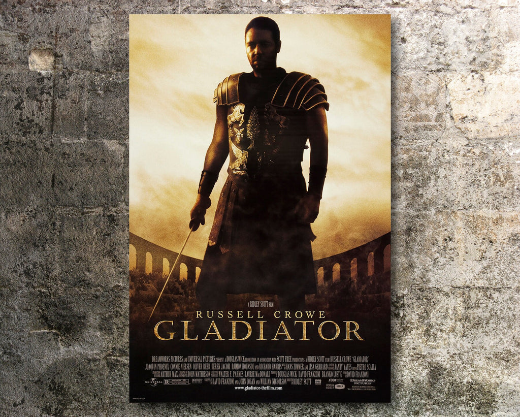 Gladiator 2000 Poster Reprint - Epic Historical Drama Film Home Decor in Poster Print or Canvas Art