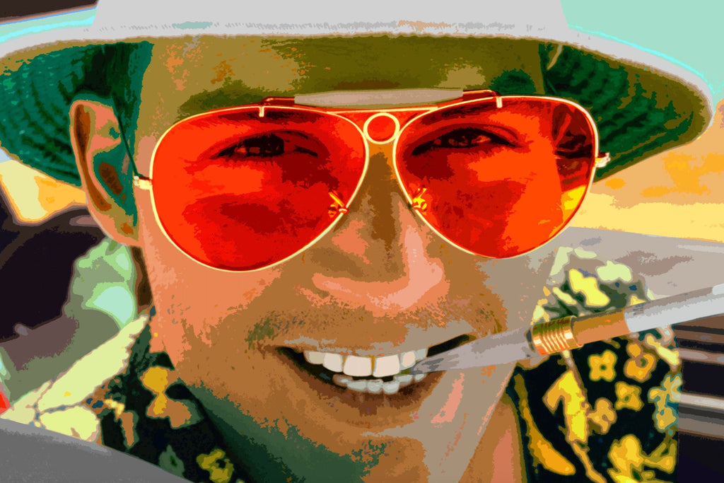 Fear and Loathing in Las Vegas Pop Art Illustration - Psychedelic Cult Film Home Decor in Poster Print or Canvas Art