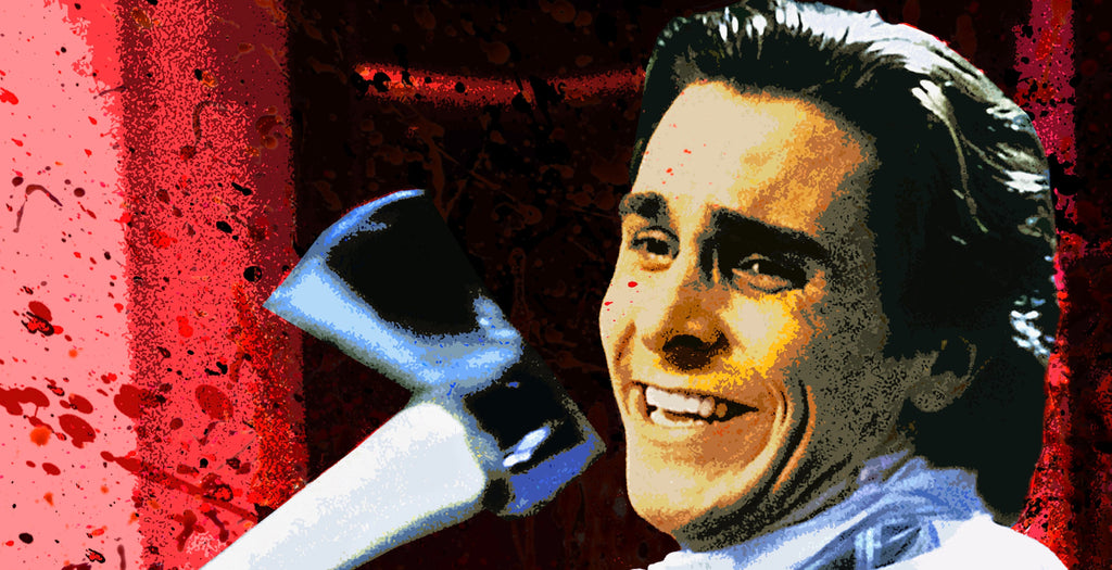 Patrick Bateman Pop Art Illustration - American Psycho Horror Home Decor in Poster Print or Canvas Art