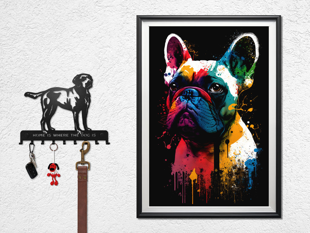 French Bulldog Watercolor Print Cute Pet Keepsake Wall Art Dog Lover Gift Adorable Canine Home Decor for Puppy Dog Lovers!