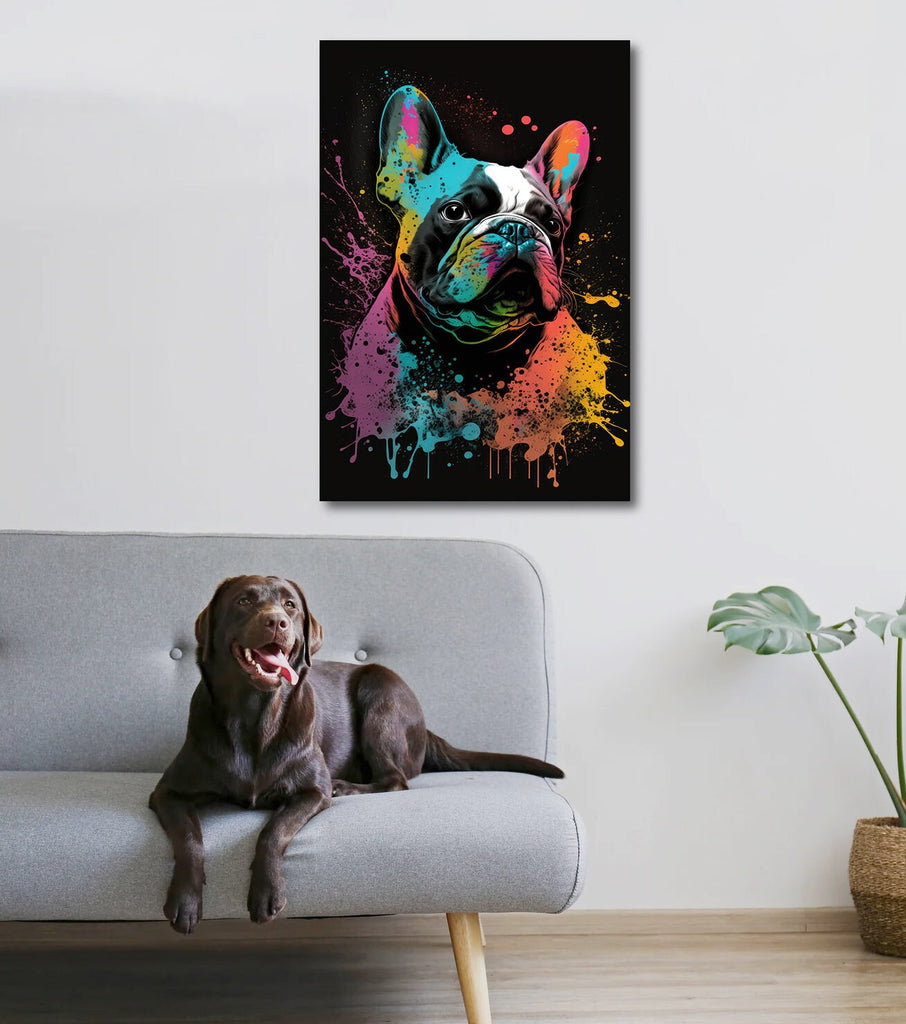 French Bulldog Watercolor Print Cute Pet Keepsake Wall Art Dog Lover Gift Adorable Canine Home Decor for Puppy Dog Lovers!