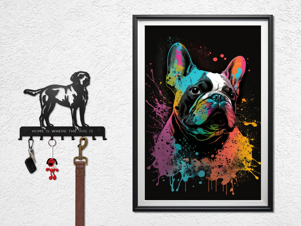 French Bulldog Watercolor Print Cute Pet Keepsake Wall Art Dog Lover Gift Adorable Canine Home Decor for Puppy Dog Lovers!