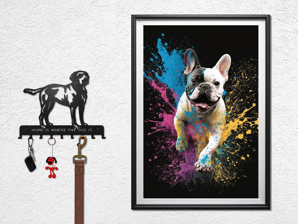 French Bulldog Watercolor Print Cute Pet Keepsake Wall Art Dog Lover Gift Adorable Canine Home Decor for Puppy Dog Lovers!