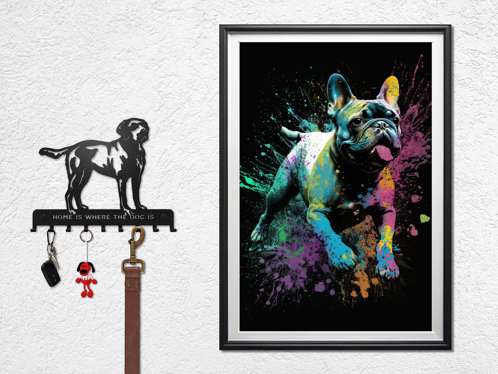 French Bulldog Watercolor Print Cute Pet Keepsake Wall Art Dog Lover Gift Adorable Canine Home Decor for Puppy Dog Lovers!