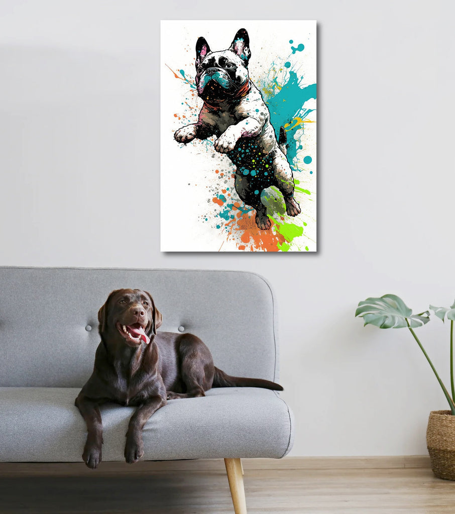 French Bulldog Watercolor Print Cute Pet Keepsake Wall Art Dog Lover Gift Adorable Canine Home Decor for Puppy Dog Lovers!