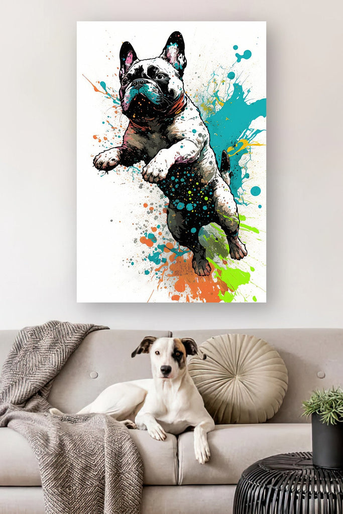 French Bulldog Watercolor Print Cute Pet Keepsake Wall Art Dog Lover Gift Adorable Canine Home Decor for Puppy Dog Lovers!