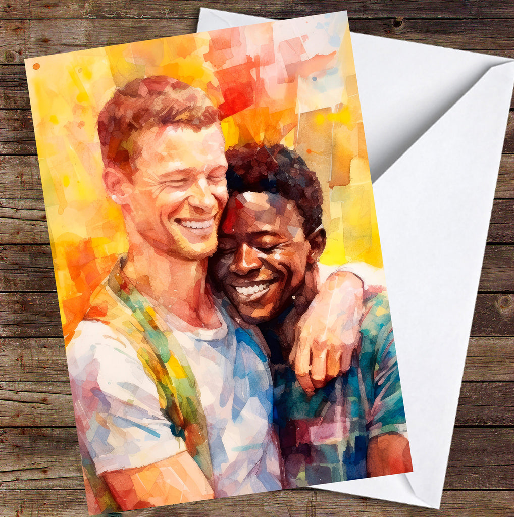 Gay Art Greeting Cards for Gay Pride Month or Coming Out Gifts LGBTQ Queer Holiday Cards - 5x7 inches in Packs of 1, 10, 30, and 50pcs