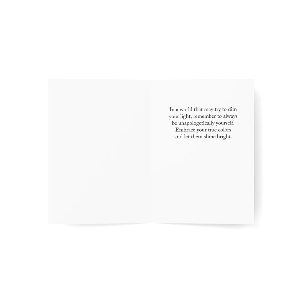 Gay Art Greeting Cards for Gay Pride Month or Coming Out Gifts LGBTQ Queer Holiday Cards - 5x7 inches in Packs of 1, 10, 30, and 50pcs