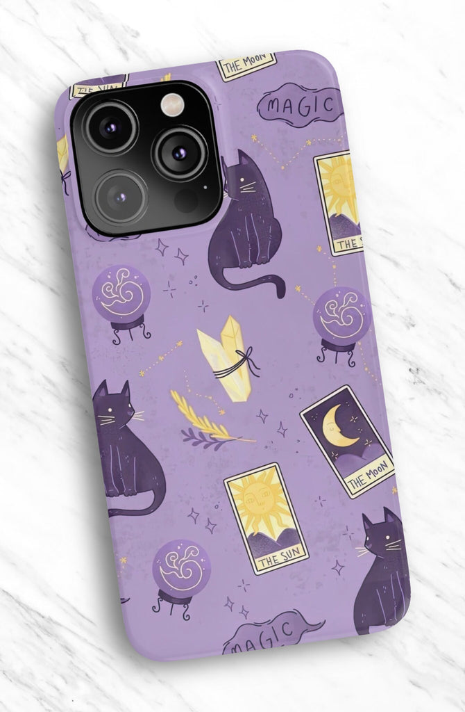 Halloween Witchy Spooky Cute iPhone Case 14 13 12 11 Pro XR, Gothic Hard Tough Protective Cover Case