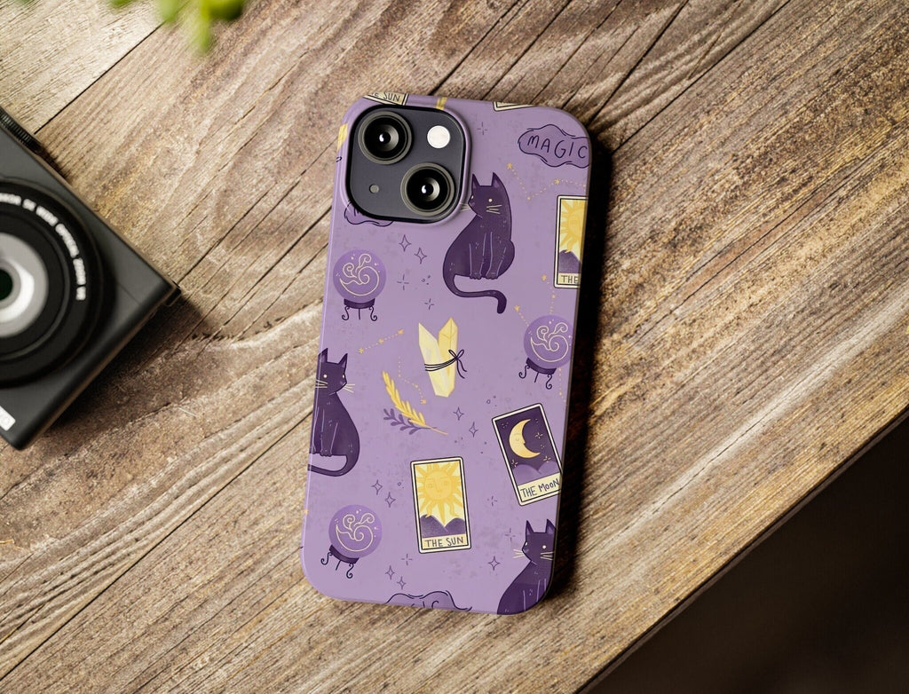 Halloween Witchy Spooky Cute iPhone Case 14 13 12 11 Pro XR, Gothic Hard Tough Protective Cover Case